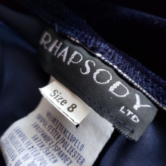 Beautiful Velvet Dress Size 8! - Picture 11 of 12